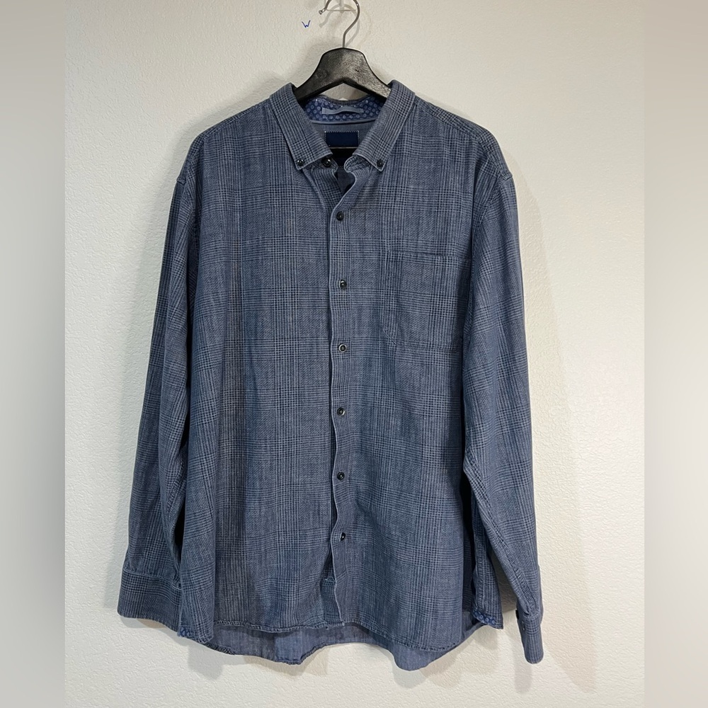 Tommy bahama navy Gray tone long sleeve‎ XXL